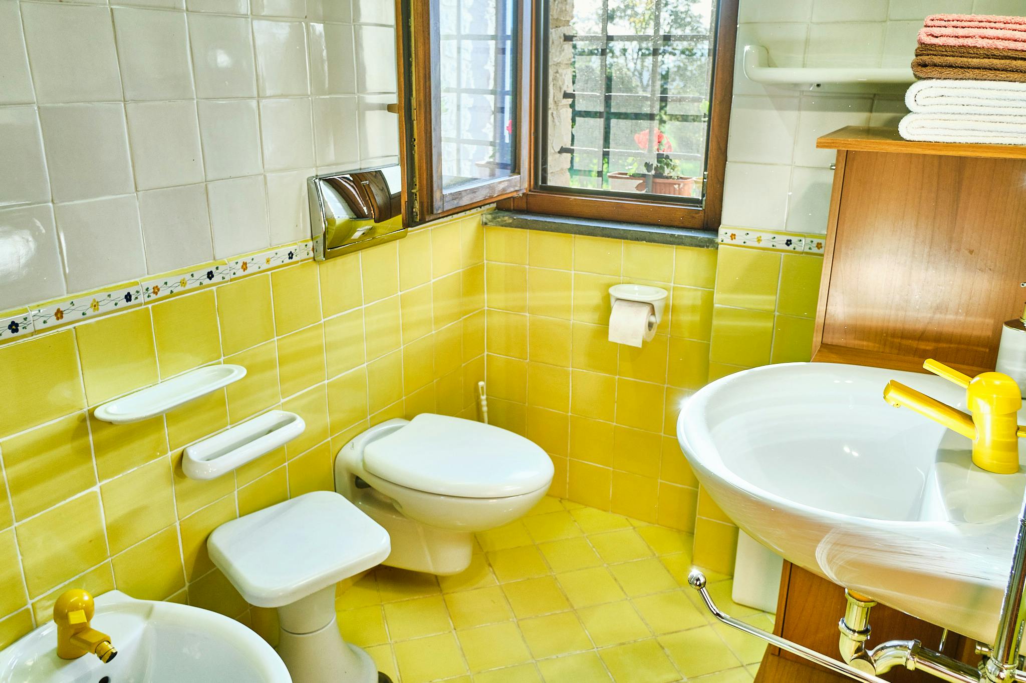 Overview of the bathroom of the Chalet