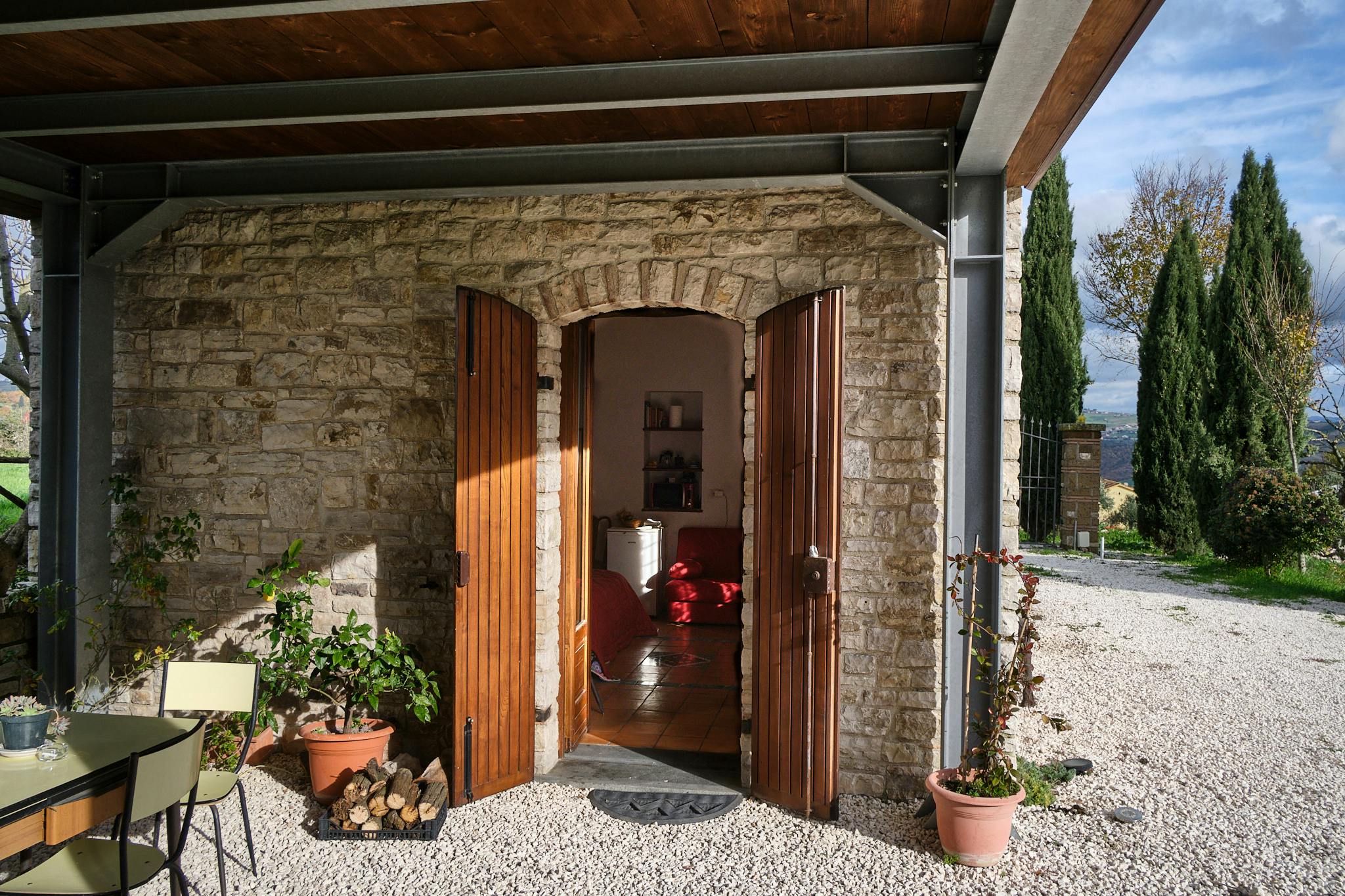 Entrance to the Chalet