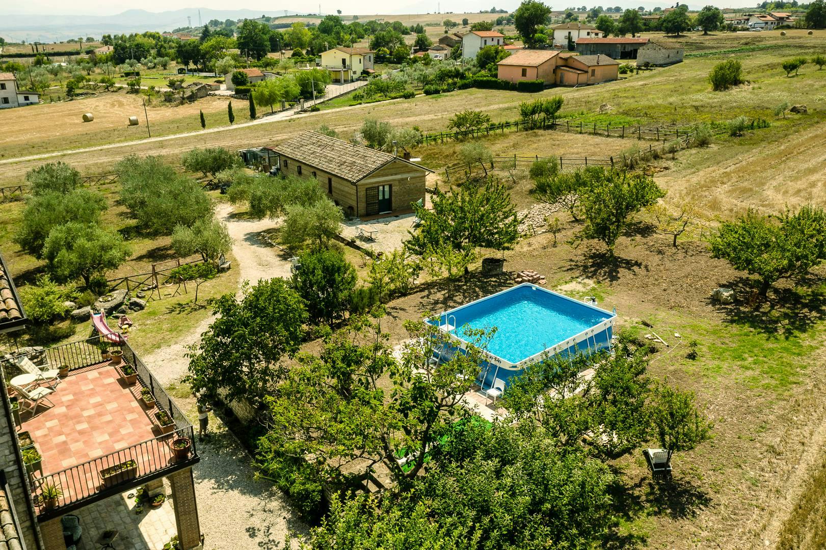 Aerial View of the Swimming Pool